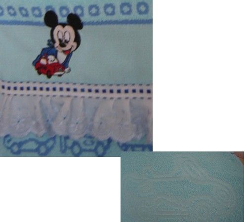 Toalha lavabo em alto relevo 3